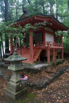 The first shrine on the hike. Earliest use of these trails dates back to the 10th century.