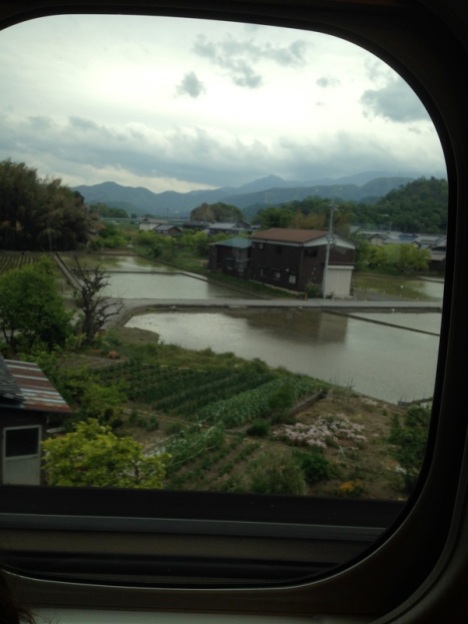 Traveling to Kyoto on the Shinkansen - bullet train. https://www.youtube.com/watch?v=EudvffuuFkQ